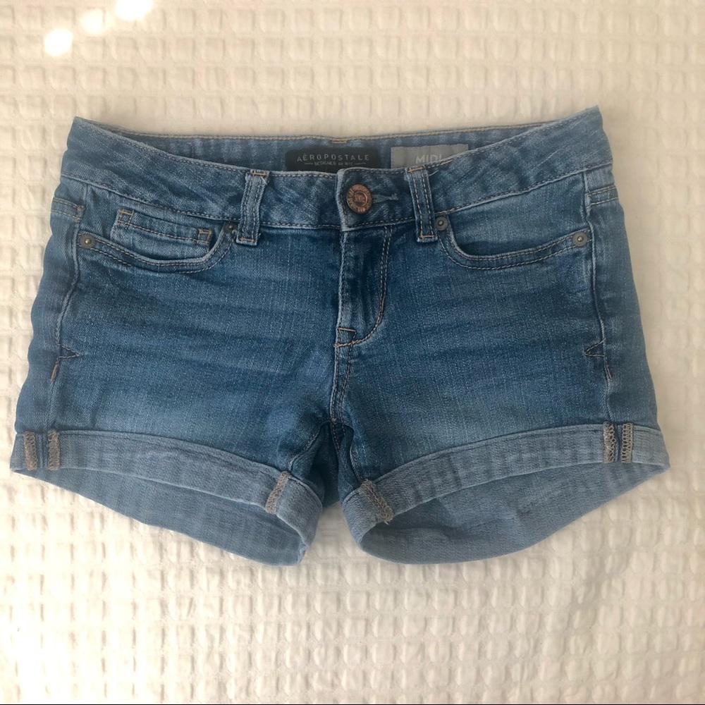 Aeropostale midi Jean shorts size 0
